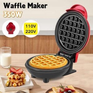 mini waffle maker 350w